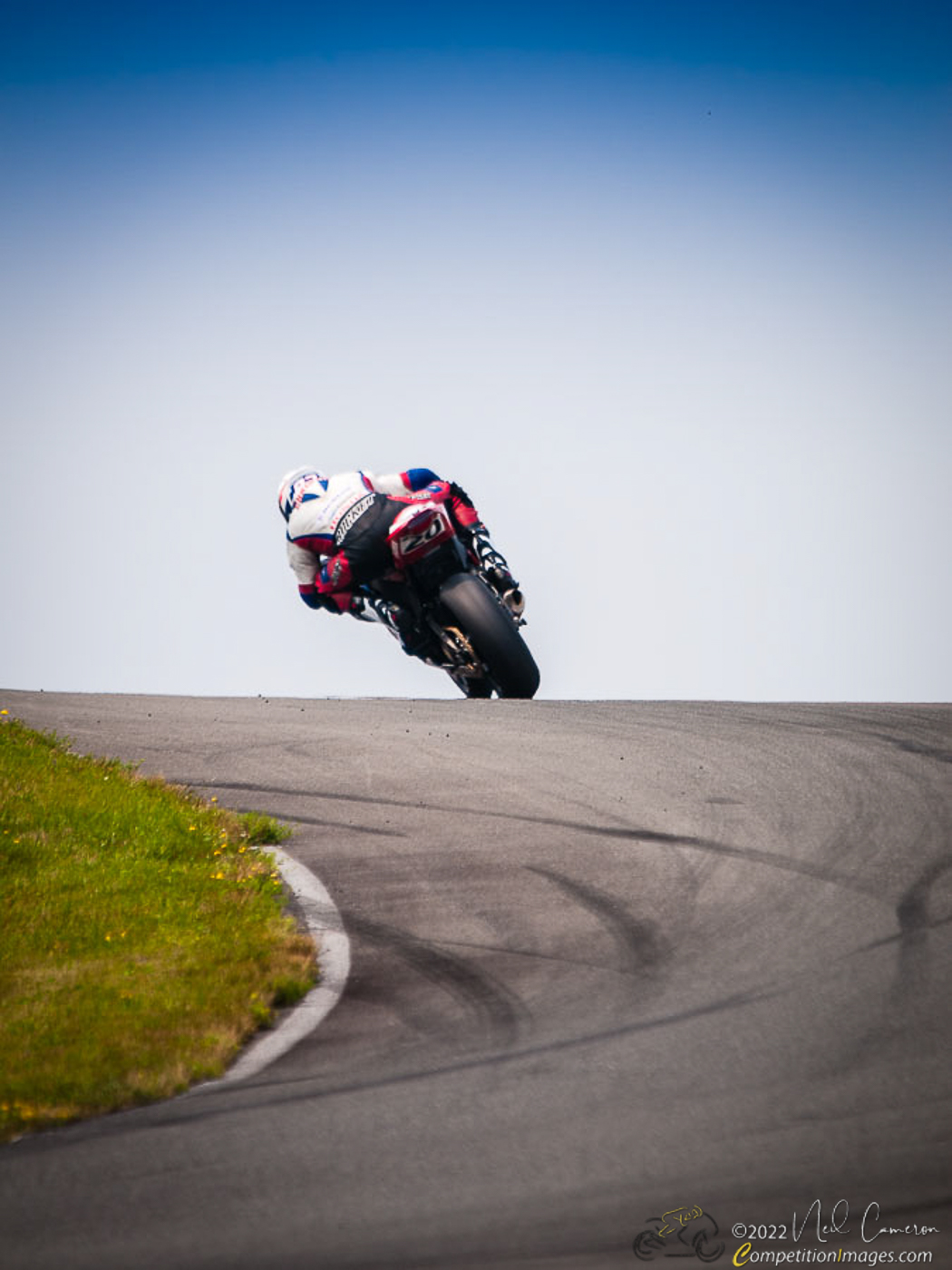 Jodi Christie crests the hill, Shubenacadie, 2014