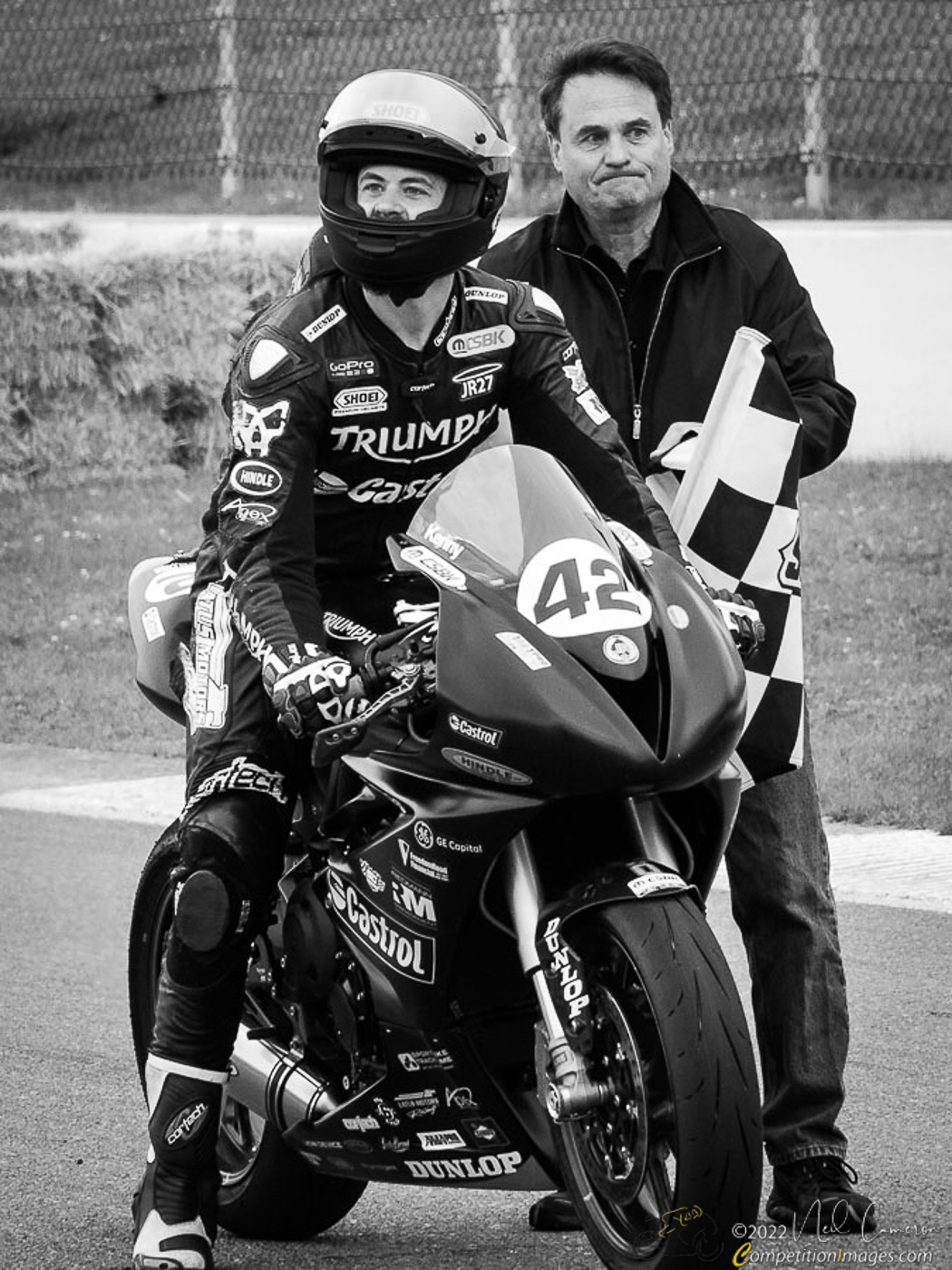 A proud dad with Kenny Reidmann, Mosport, August 2014