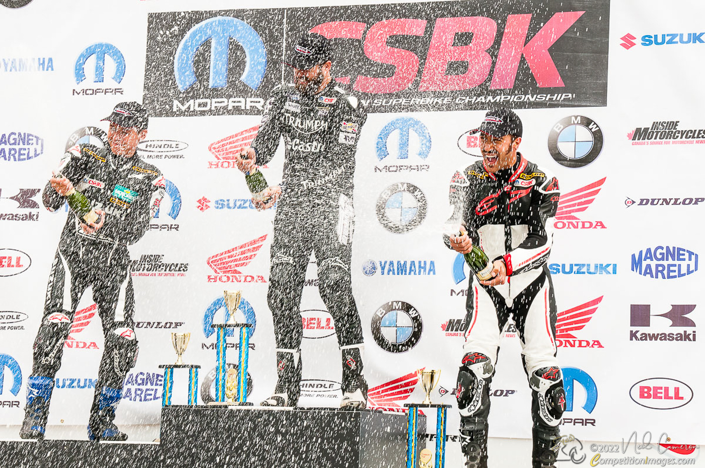 Sportbike podium, Mosport, August 2014